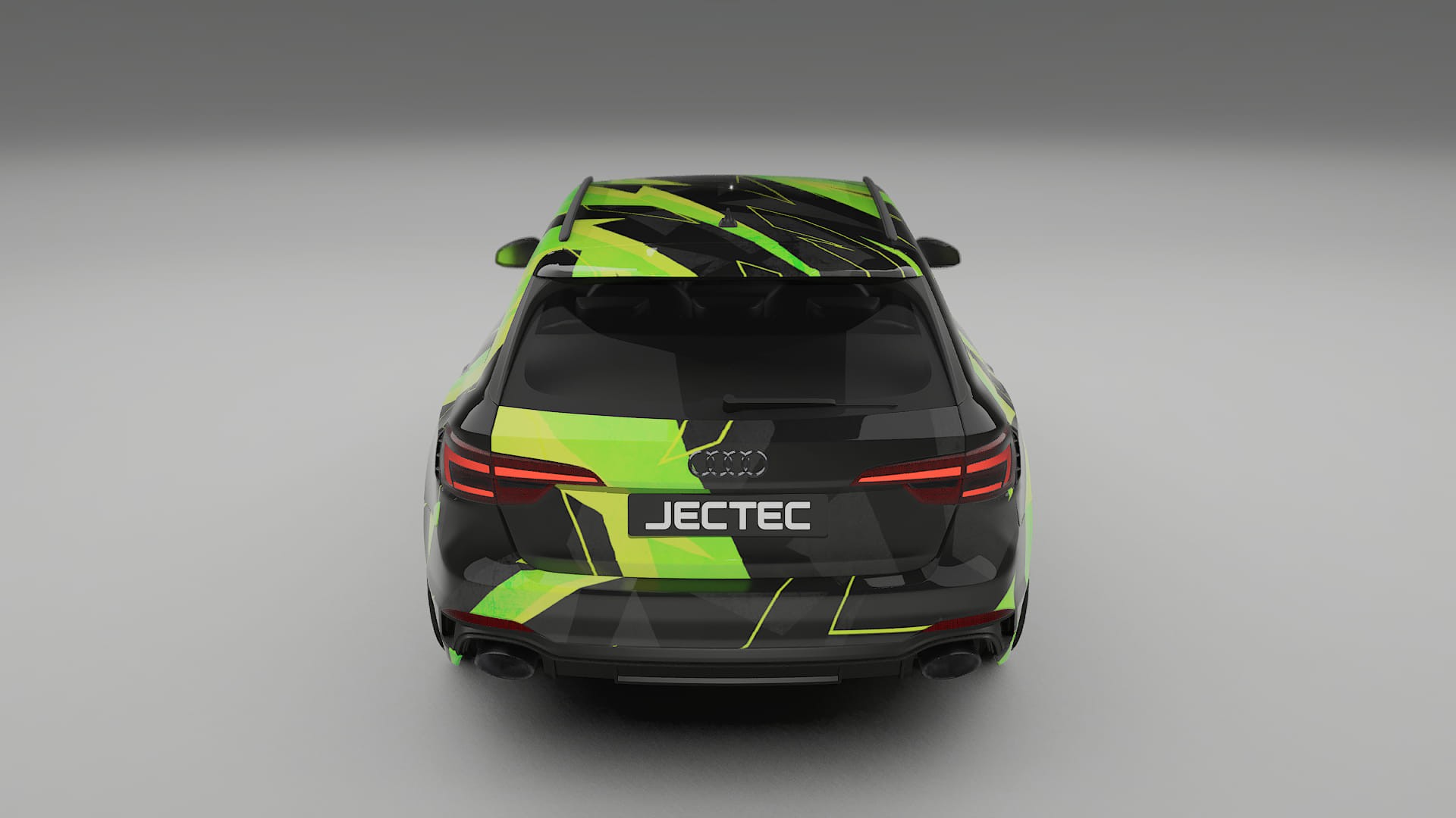Audi RS4 Avant B9 prefacelift NINJA TURTLES – Designový Wrap PPF Fólie na auto - tisknutelný polyuretan