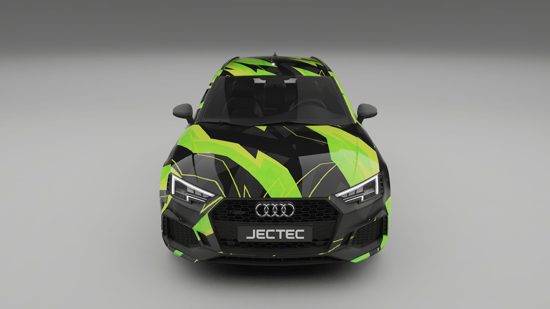 Audi RS4 Avant B9 prefacelift NINJA TURTLES – Designový Wrap PPF Fólie na auto - tisknutelný polyuretan