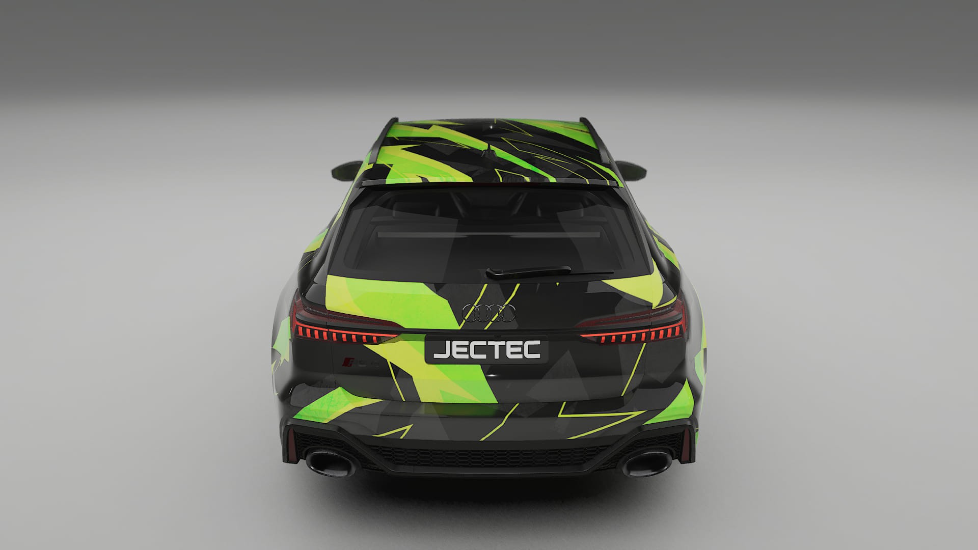 Audi RS6 Avant C8 facelift NINJA TURTLES – Designový Wrap PPF Fólie na auto - tisknutelný polyuretan