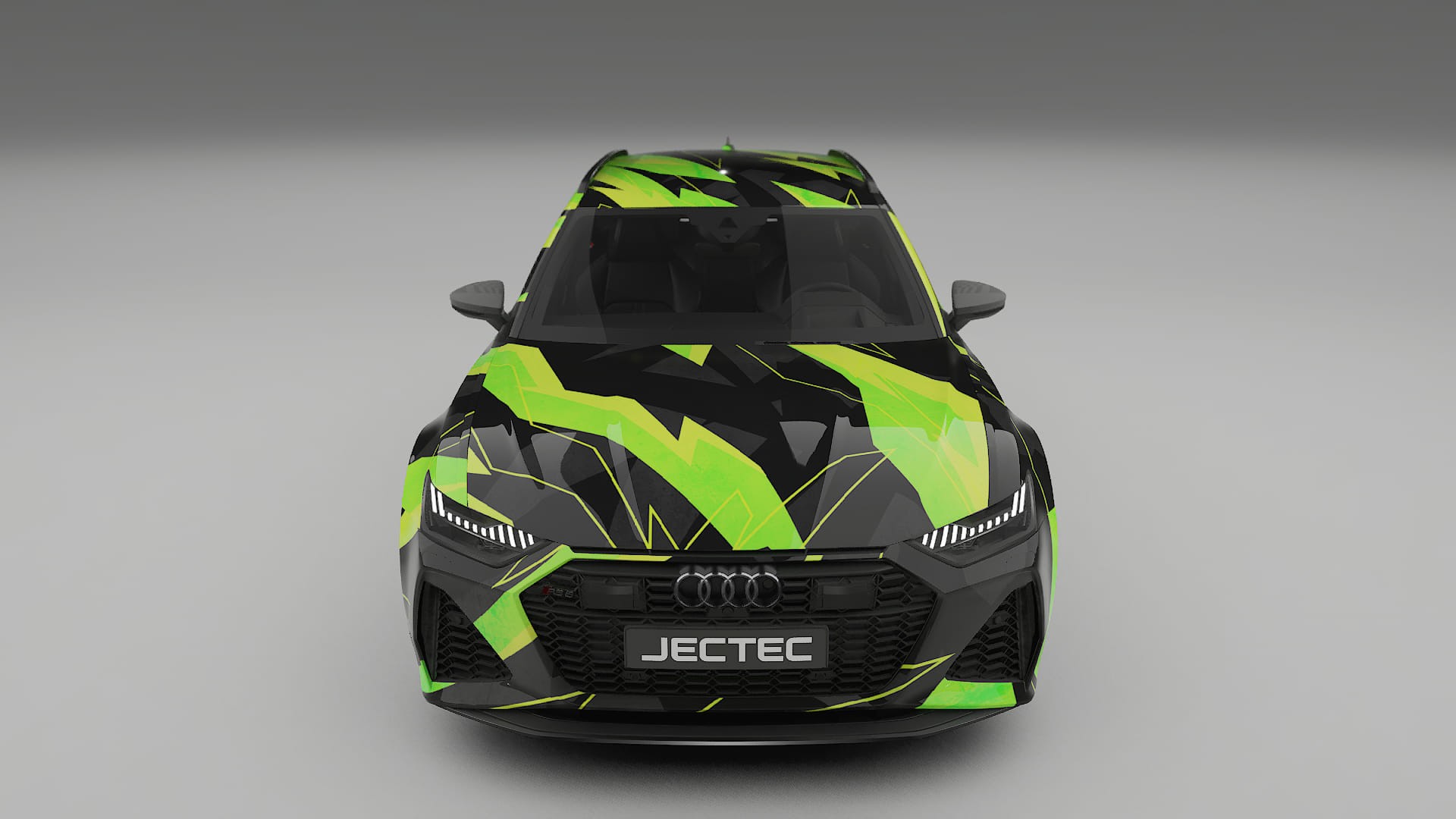 Audi RS6 Avant C8 facelift NINJA TURTLES – Designový Wrap PPF Fólie na auto - tisknutelný polyuretan