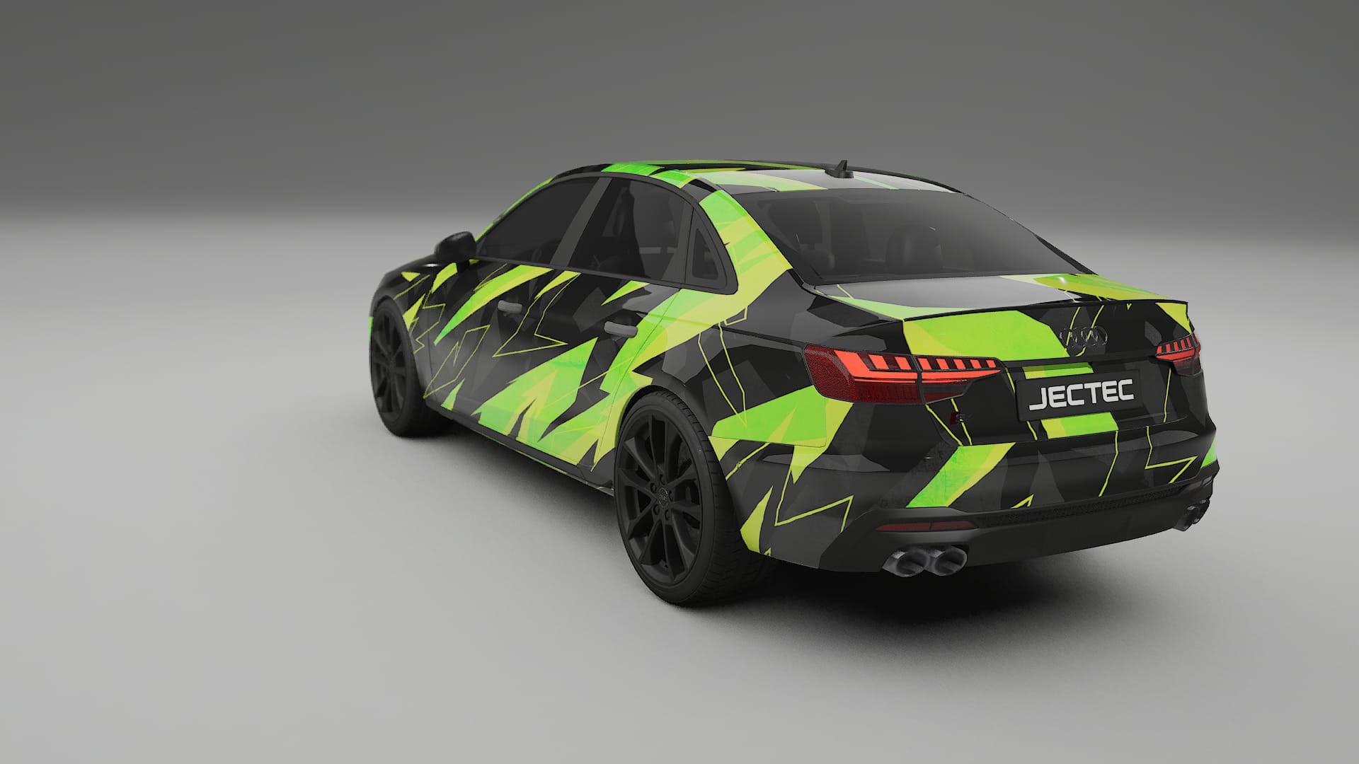 Audi S4 Sedan B9 facelift NINJA TURTLES – Designový Wrap PPF Fólie na auto - tisknutelný polyuretan