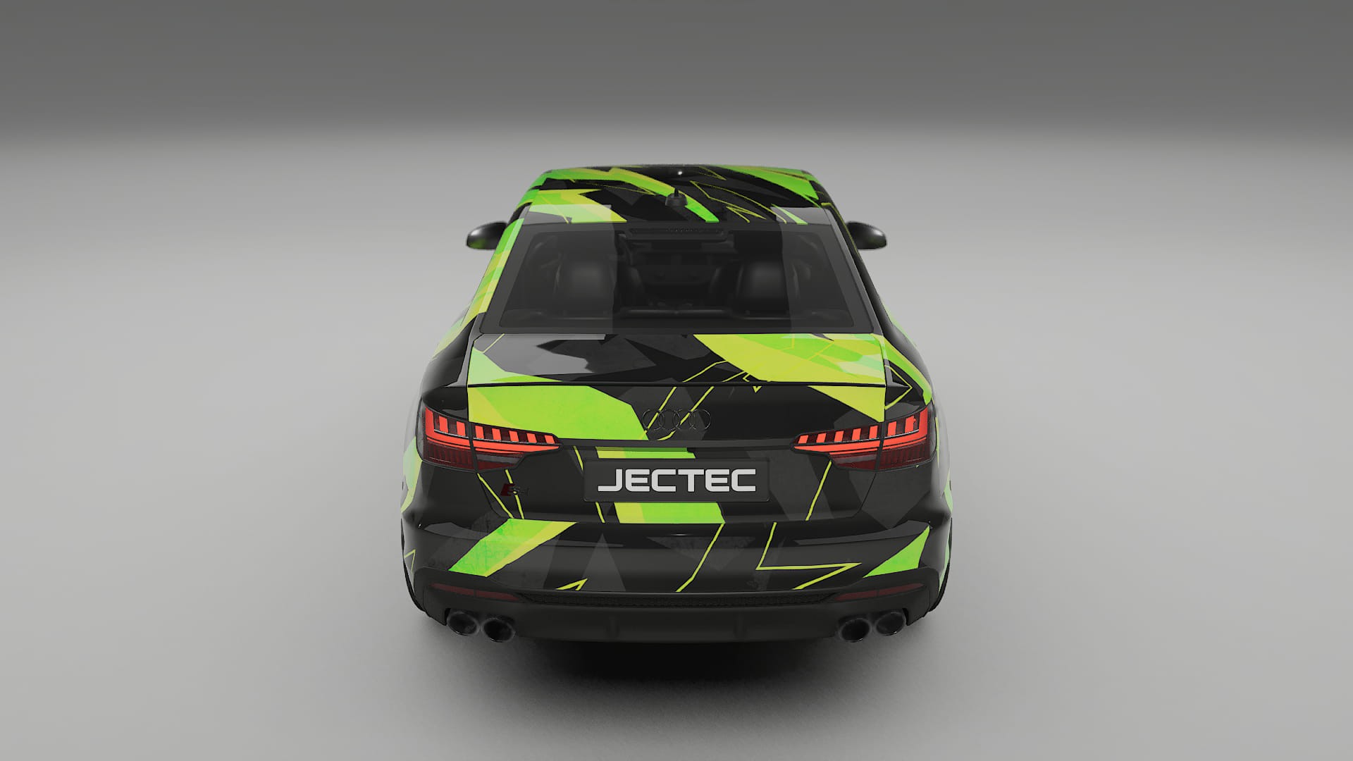 Audi S4 Sedan B9 facelift NINJA TURTLES – Designový Wrap PPF Fólie na auto - tisknutelný polyuretan