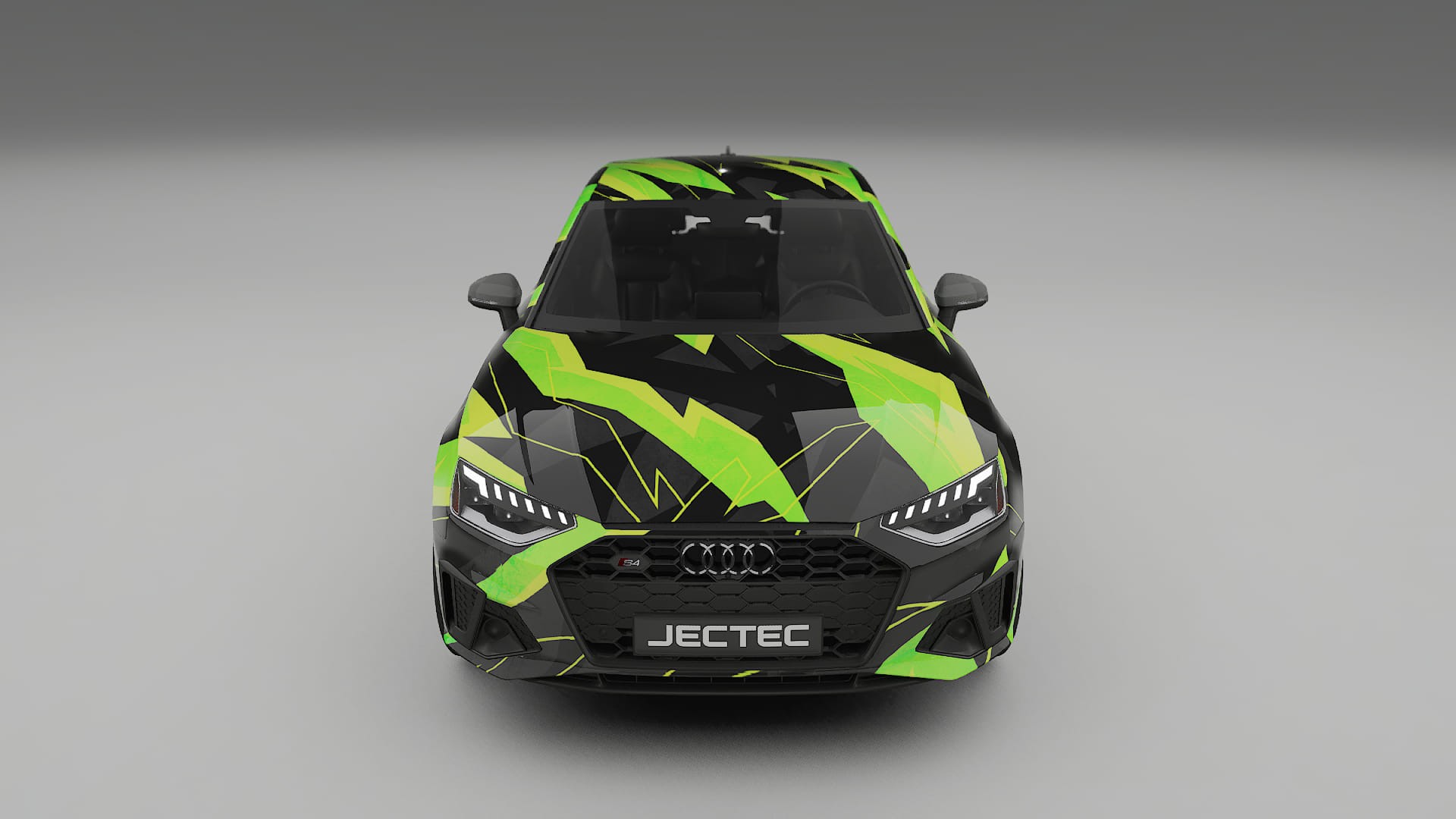 Audi S4 Sedan B9 facelift NINJA TURTLES – Designový Wrap PPF Fólie na auto - tisknutelný polyuretan