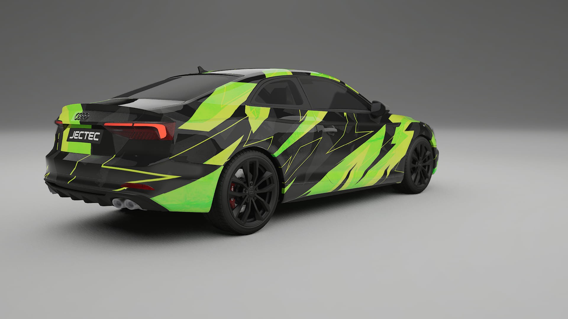 Audi S5 B9 prefacelift NINJA TURTLES – Designový Wrap PPF Fólie na auto - tisknutelný polyuretan