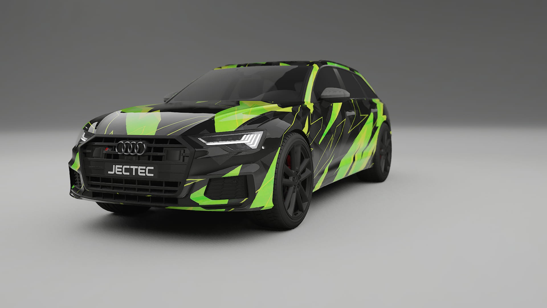 Audi S6 Avant prefacelift C8 NINJA TURTLES – Designový Wrap PPF Fólie na auto - tisknutelný polyuretan