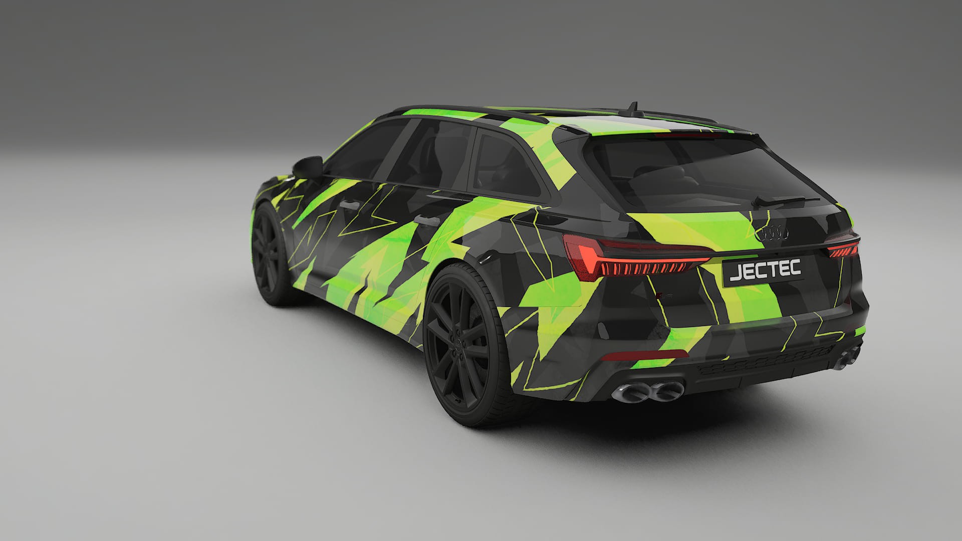 Audi S6 Avant prefacelift C8 NINJA TURTLES – Designový Wrap PPF Fólie na auto - tisknutelný polyuretan