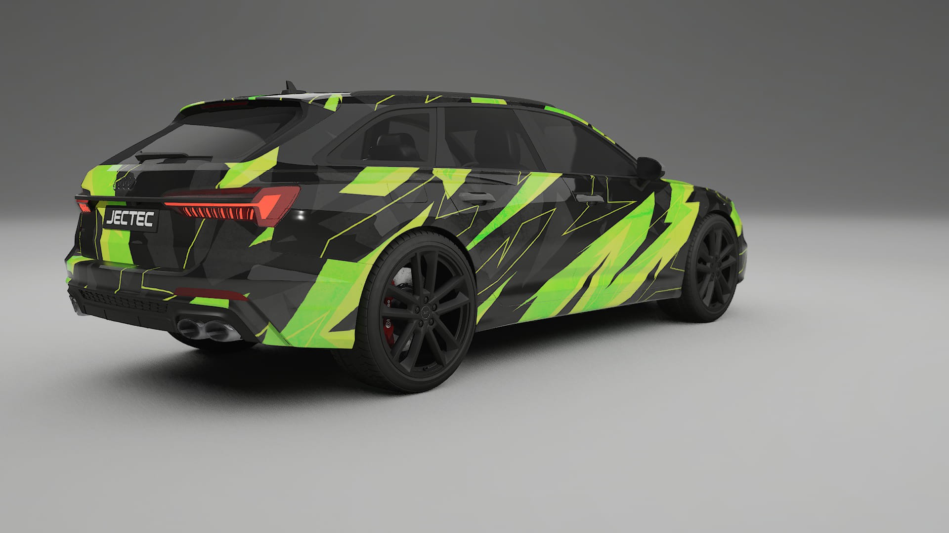Audi S6 Avant prefacelift C8 NINJA TURTLES – Designový Wrap PPF Fólie na auto - tisknutelný polyuretan