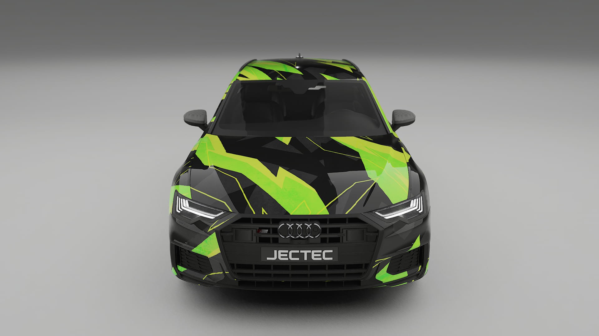 Audi S6 Avant prefacelift C8 NINJA TURTLES – Designový Wrap PPF Fólie na auto - tisknutelný polyuretan
