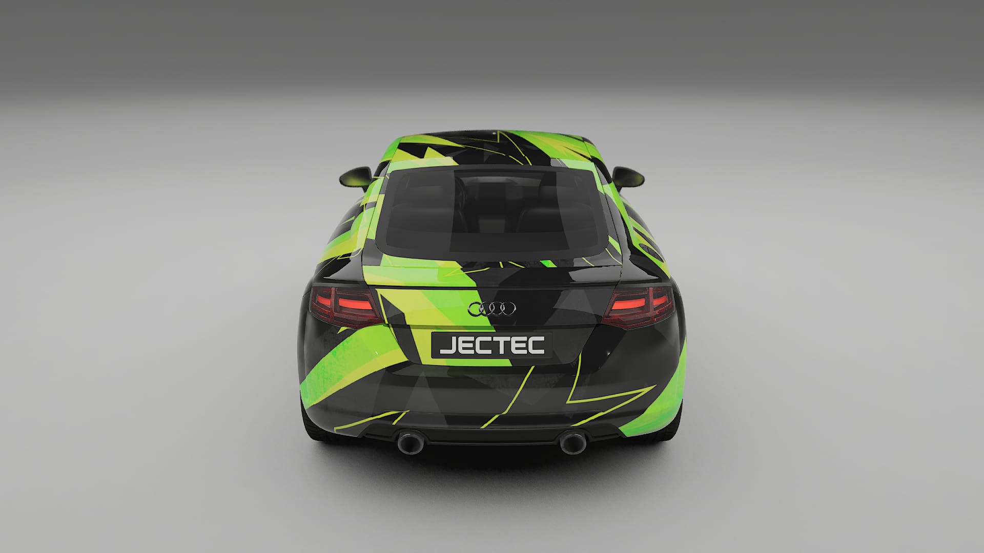 Audi TT Coupe 8S prefacelift NINJA TURTLES – Designový Wrap PPF Fólie na auto - tisknutelný polyuretan
