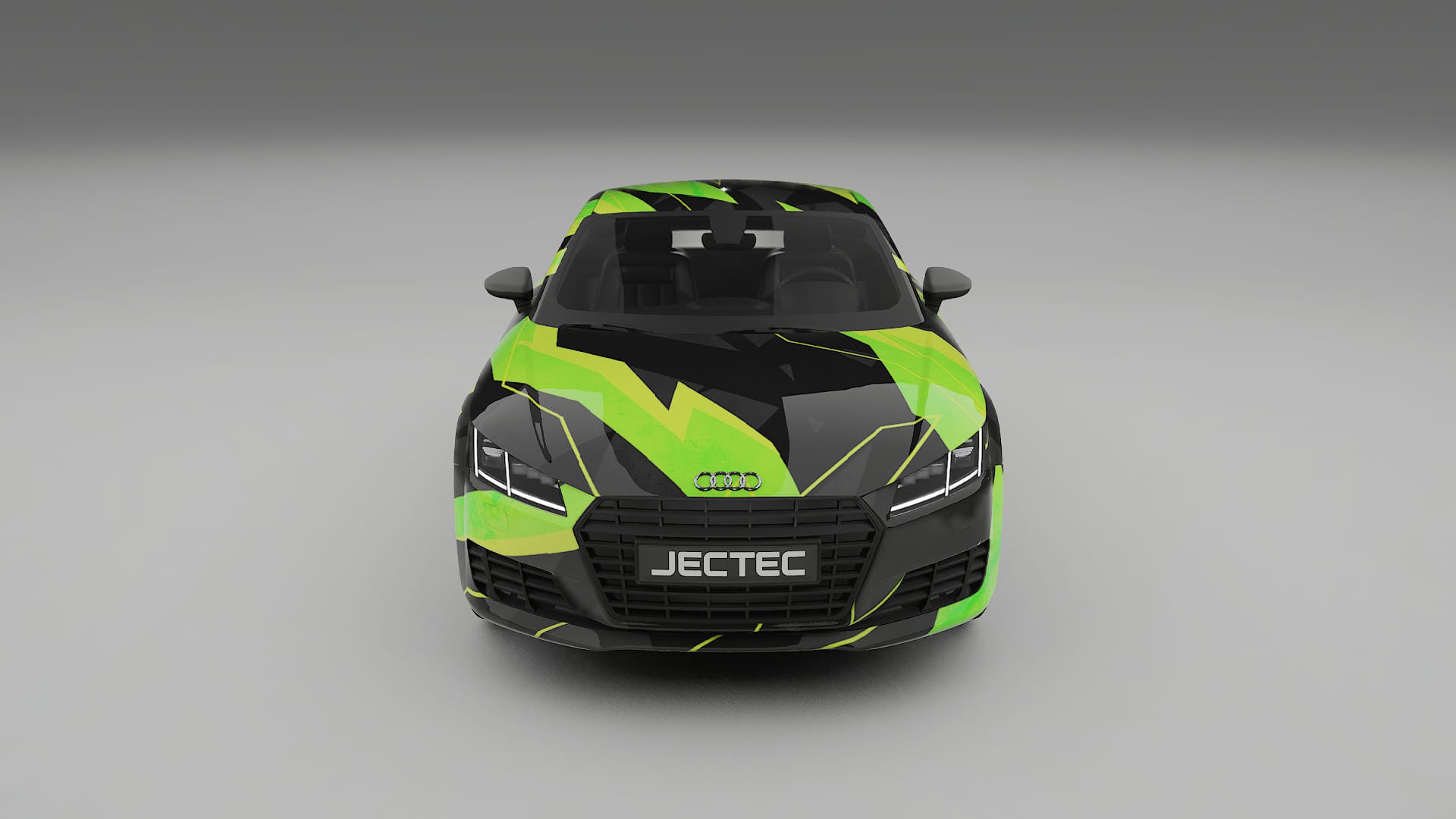 Audi TT Coupe 8S prefacelift NINJA TURTLES – Designový Wrap PPF Fólie na auto - tisknutelný polyuretan
