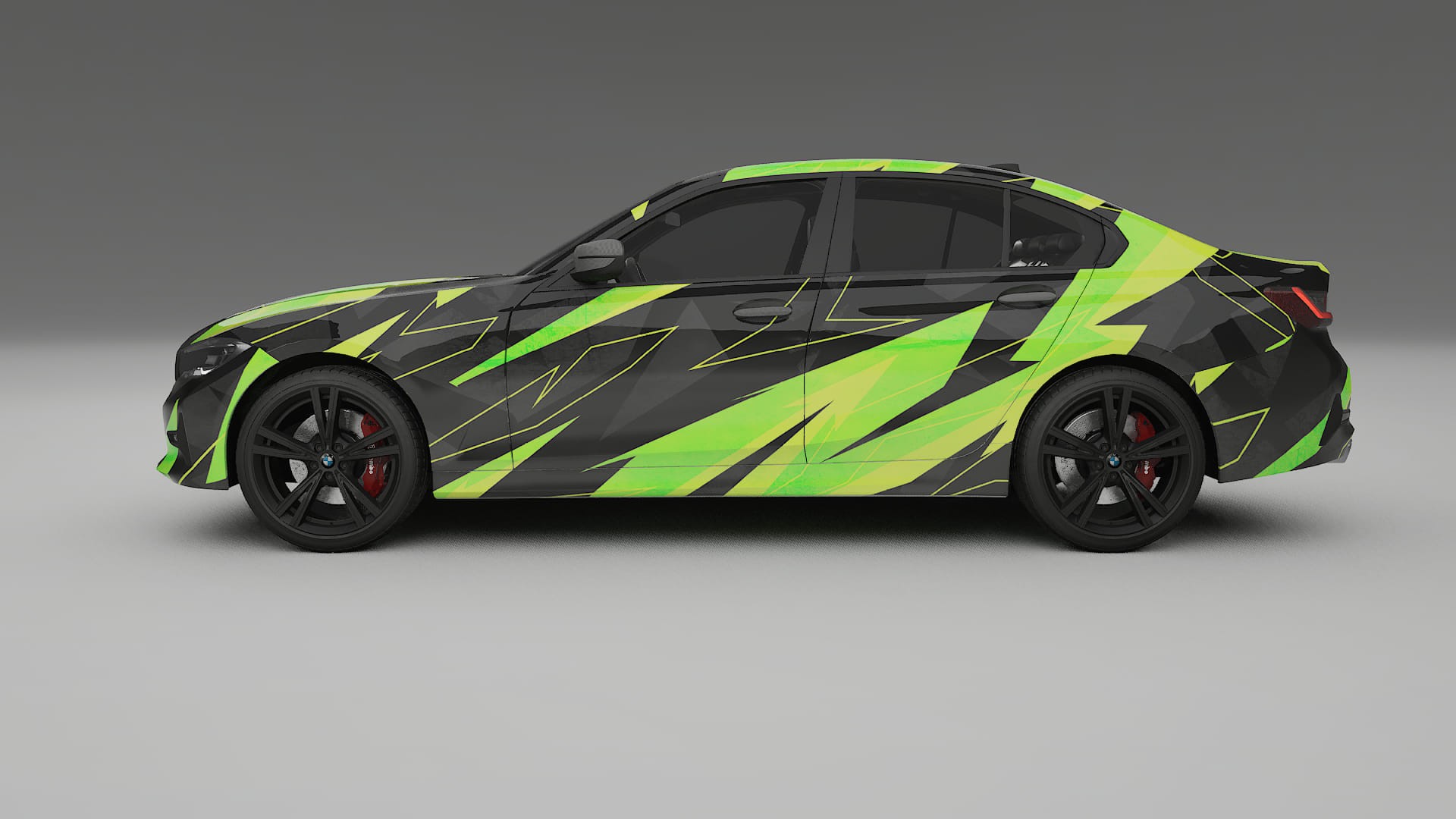 BMW 3 G20 prefacelift NINJA TURTLES – Designový Wrap PPF Fólie na auto - tisknutelný polyuretan
