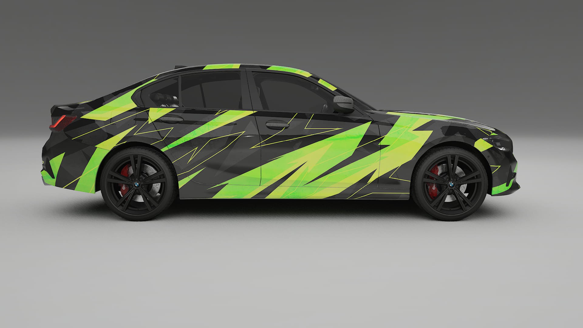 BMW 3 G20 prefacelift NINJA TURTLES – Designový Wrap PPF Fólie na auto - tisknutelný polyuretan