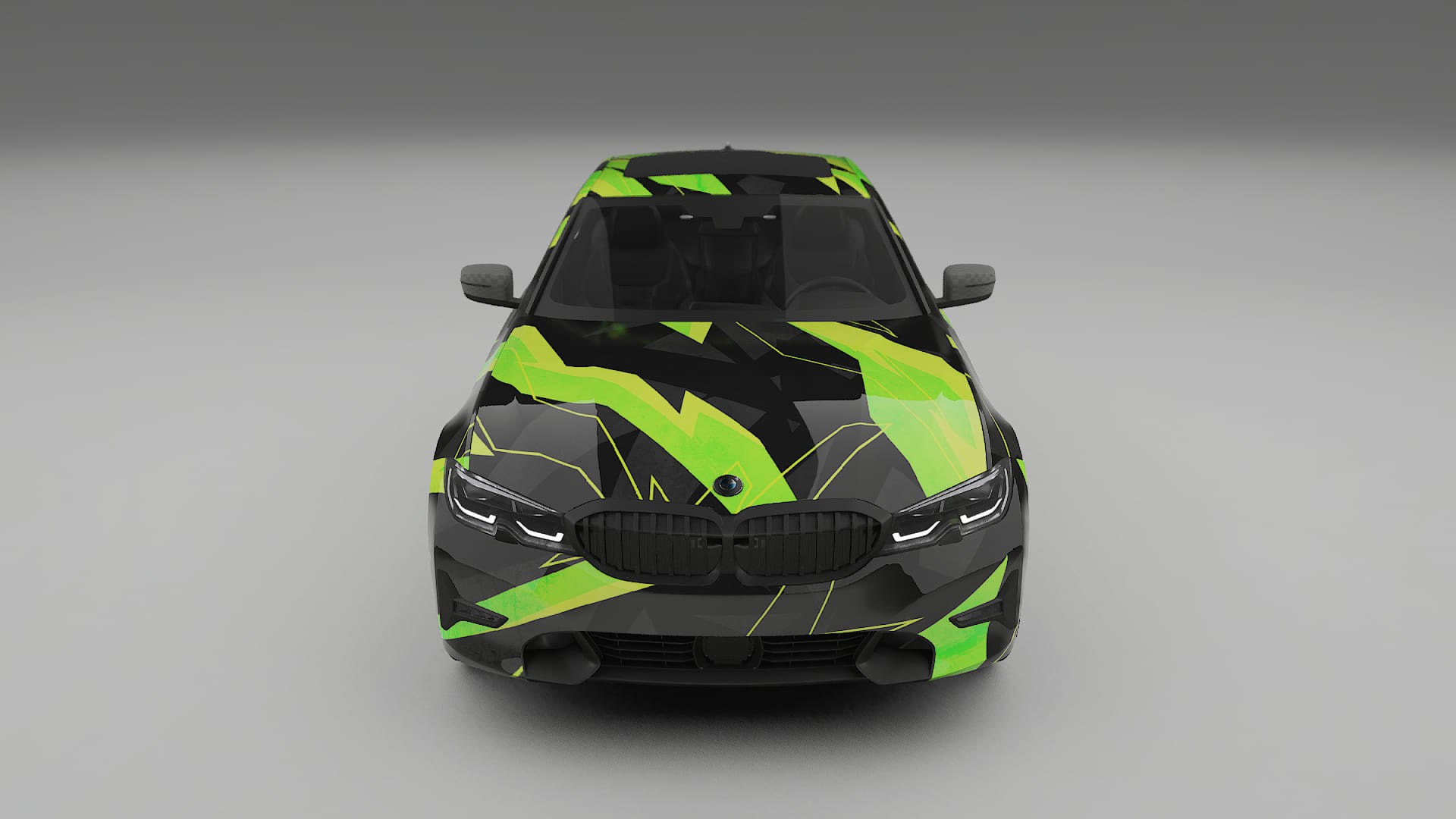 BMW 3 G20 prefacelift NINJA TURTLES – Designový Wrap PPF Fólie na auto - tisknutelný polyuretan