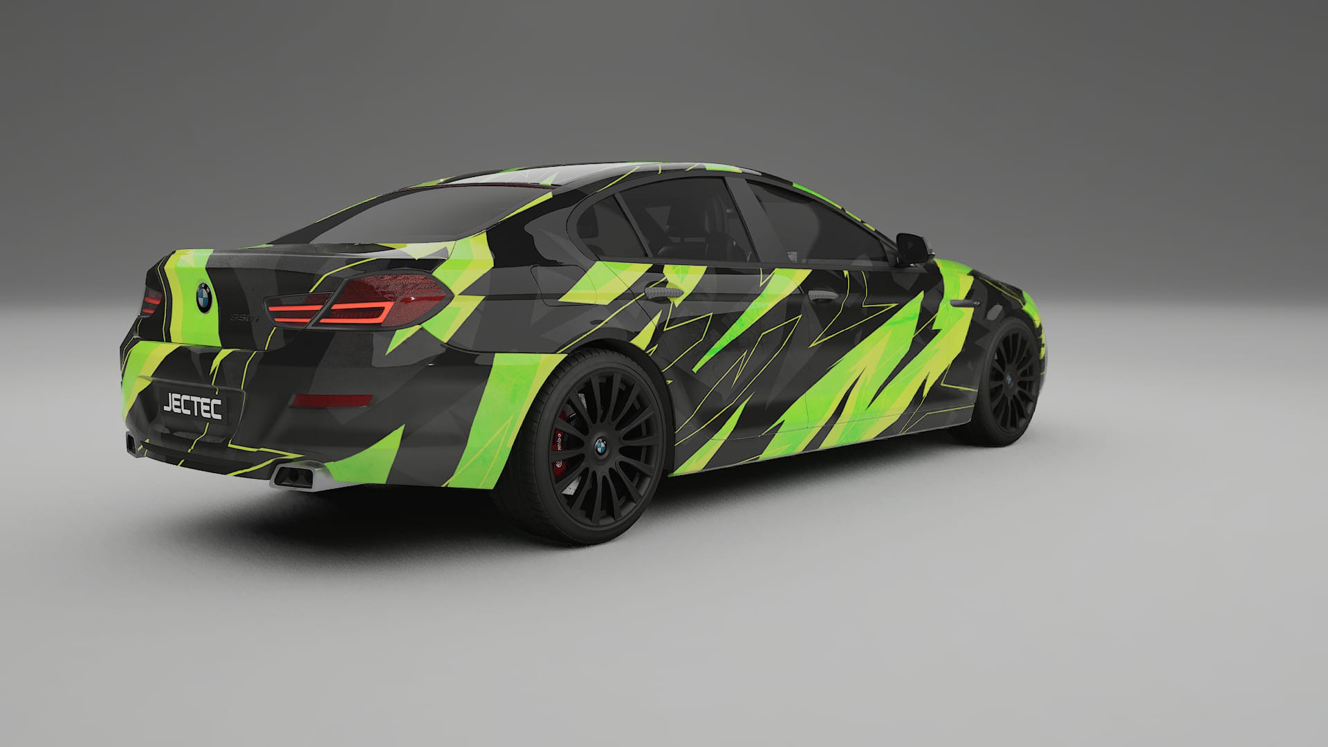 BMW 6 F06 NINJA TURTLES – Designový Wrap PPF Fólie na auto - tisknutelný polyuretan