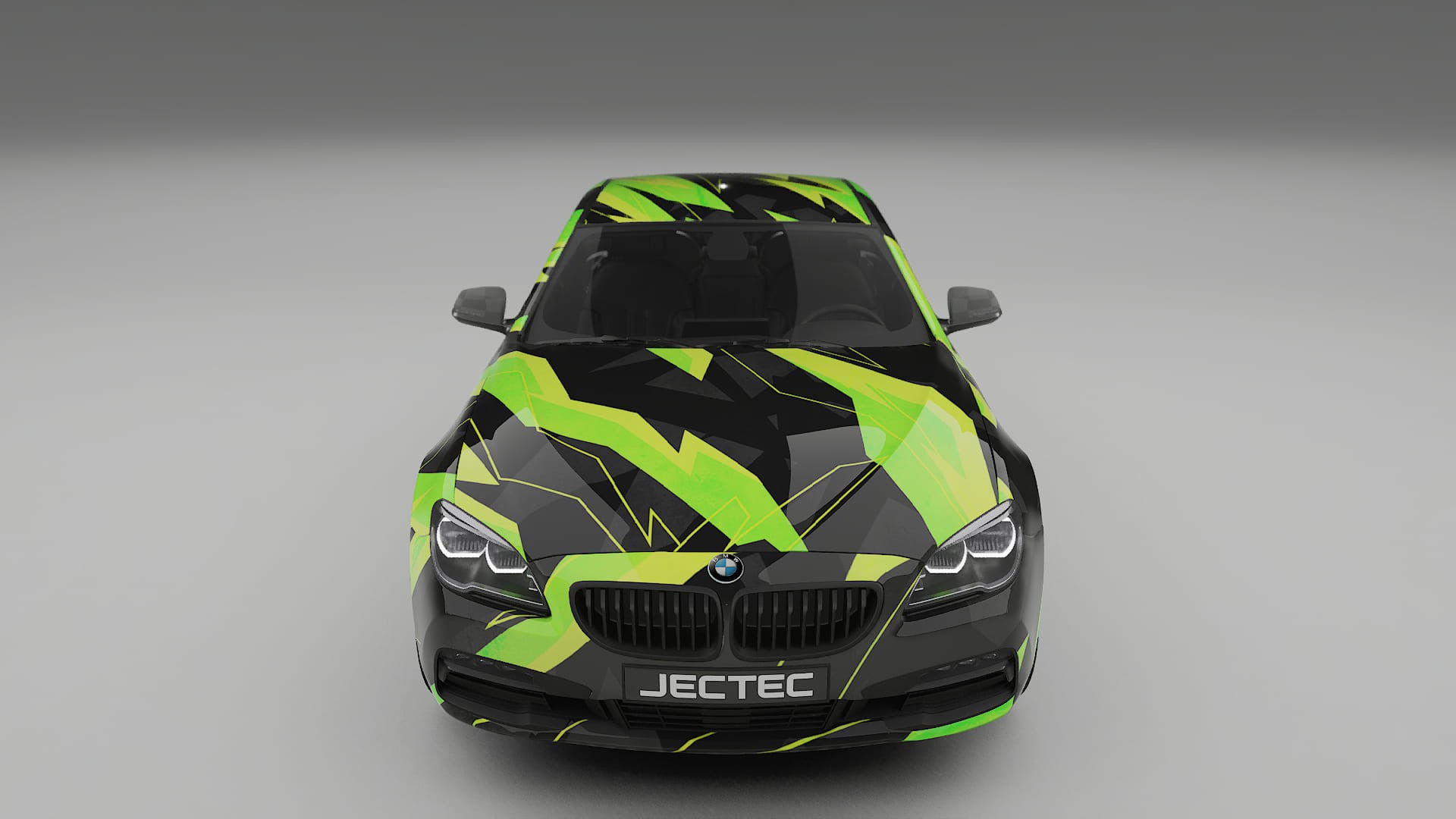 BMW 6 F06 NINJA TURTLES – Designový Wrap PPF Fólie na auto - tisknutelný polyuretan
