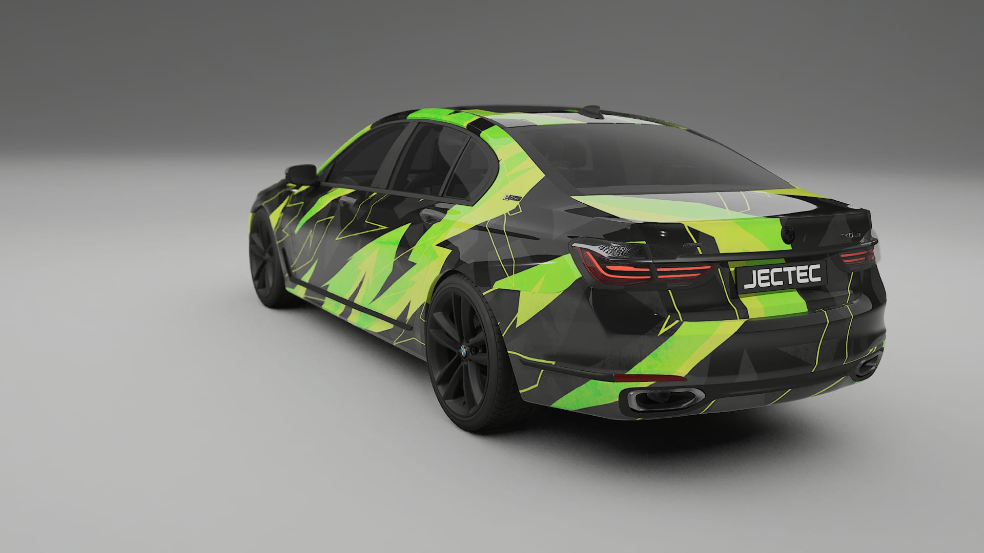 BMW 7 G11 G12 facelift NINJA TURTLES – Designový Wrap PPF Fólie na auto - tisknutelný polyuretan