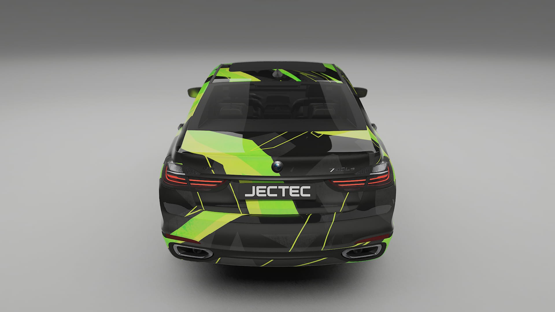 BMW 7 G11 G12 facelift NINJA TURTLES – Designový Wrap PPF Fólie na auto - tisknutelný polyuretan