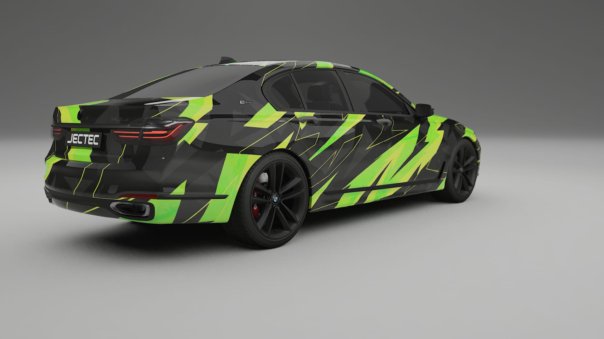 BMW 7 G11 G12 facelift NINJA TURTLES – Designový Wrap PPF Fólie na auto - tisknutelný polyuretan