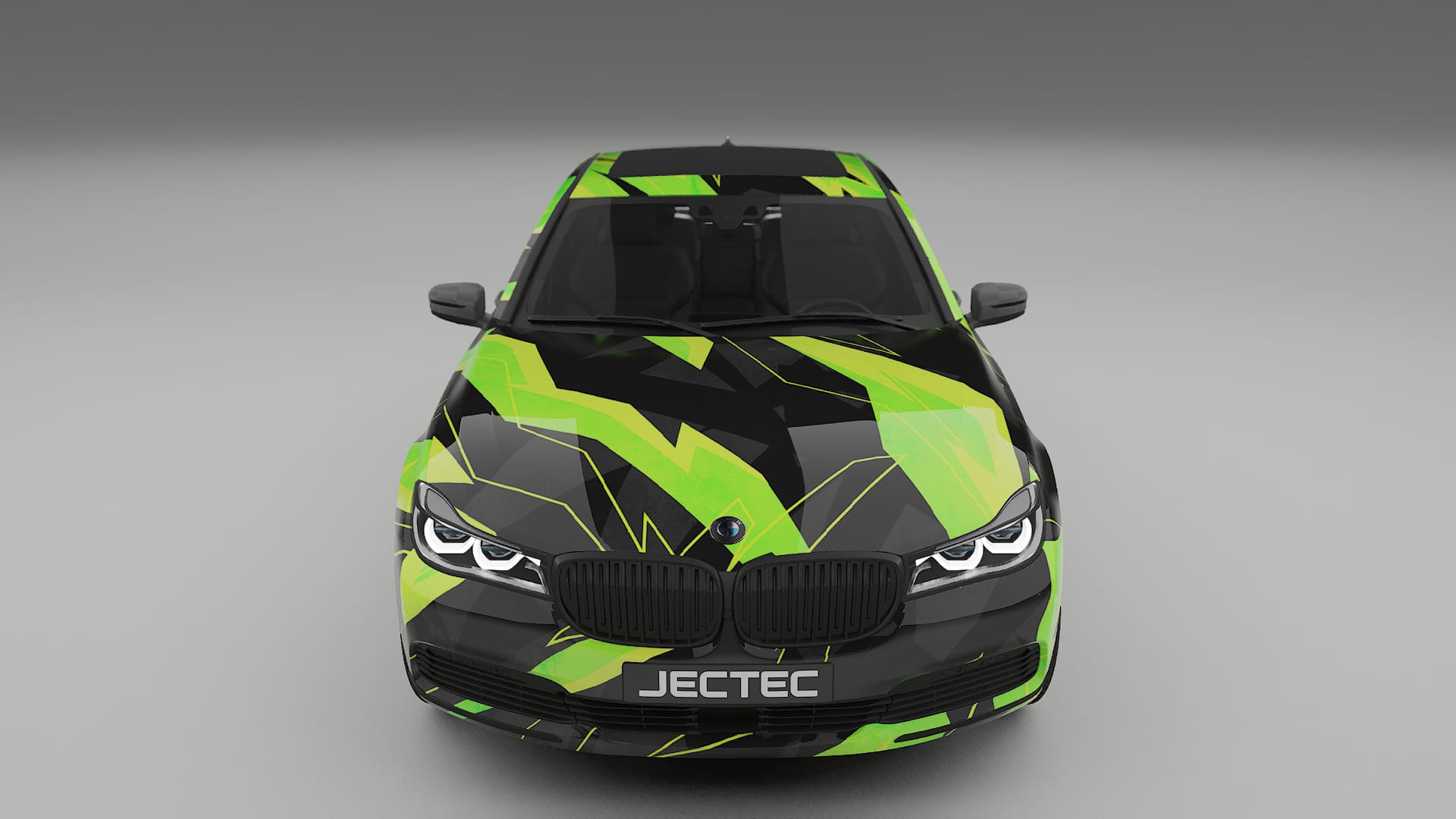 BMW 7 G11 G12 facelift NINJA TURTLES – Designový Wrap PPF Fólie na auto - tisknutelný polyuretan
