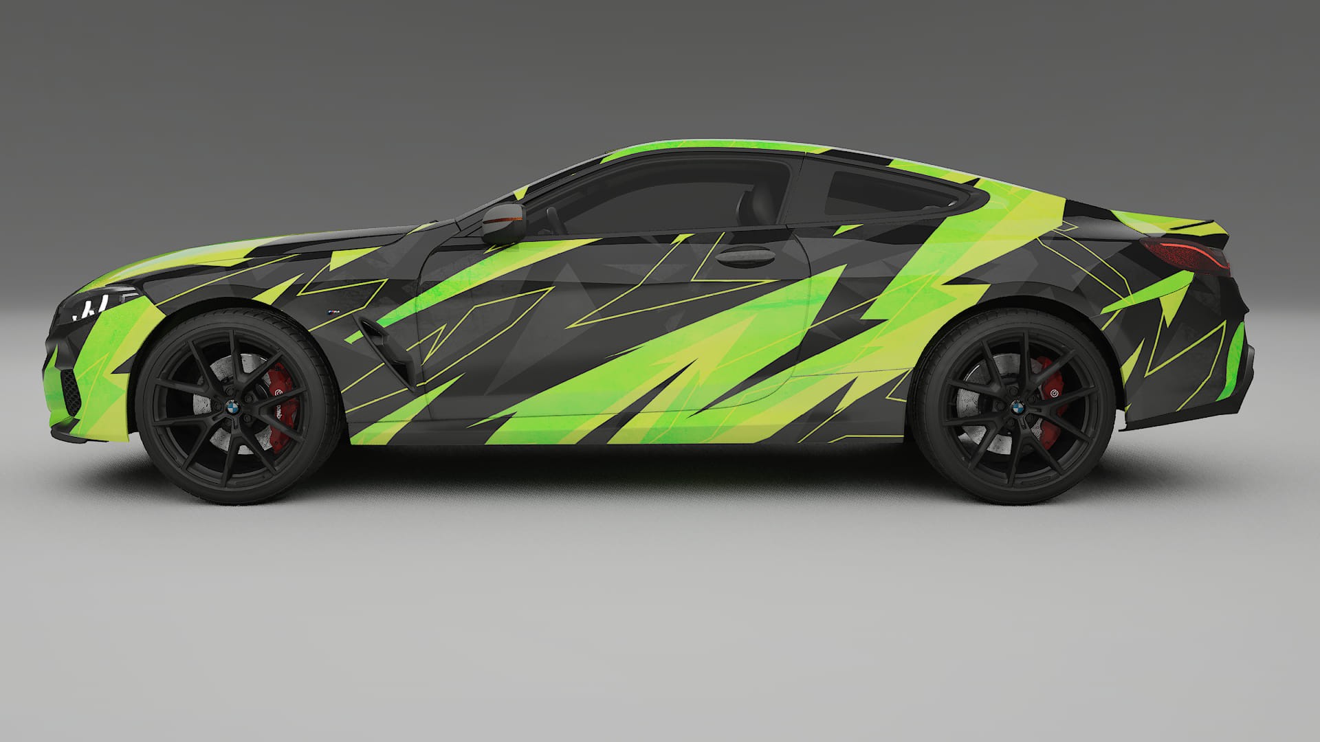 BMW 850 G15 NINJA TURTLES – Designový Wrap PPF Fólie na auto - tisknutelný polyuretan