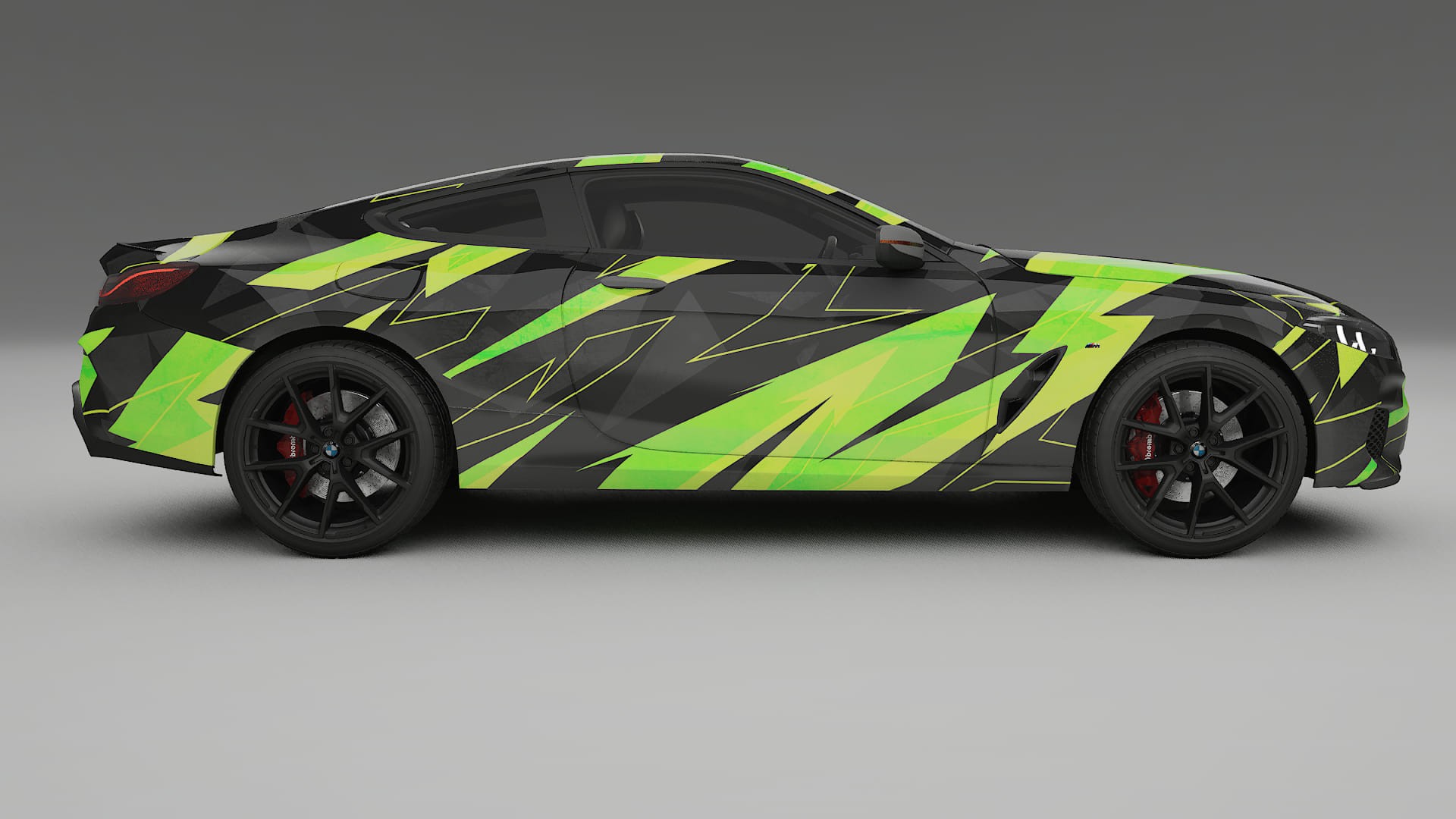 BMW 850 G15 NINJA TURTLES – Designový Wrap PPF Fólie na auto - tisknutelný polyuretan