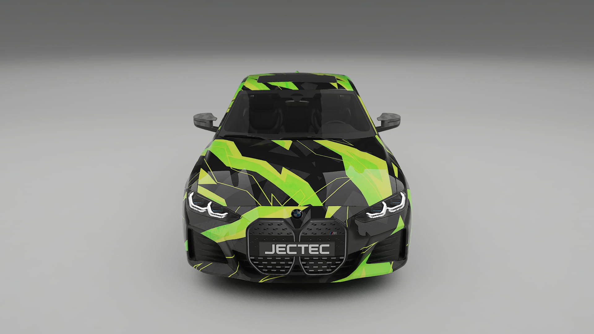 BMW I4 G26 M-Package NINJA TURTLES – Designový Wrap PPF Fólie na auto - tisknutelný polyuretan