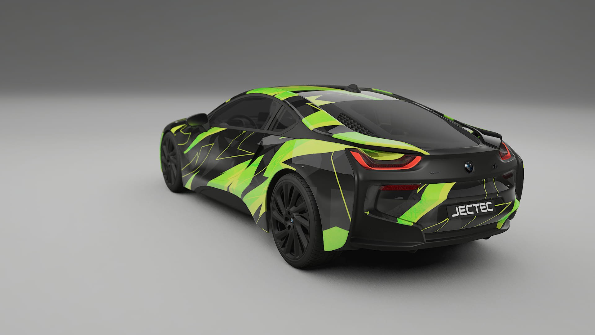 BMW I8 I12 NINJA TURTLES – Designový Wrap PPF Fólie na auto - tisknutelný polyuretan