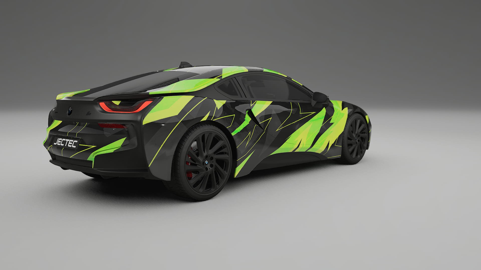 BMW I8 I12 NINJA TURTLES – Designový Wrap PPF Fólie na auto - tisknutelný polyuretan