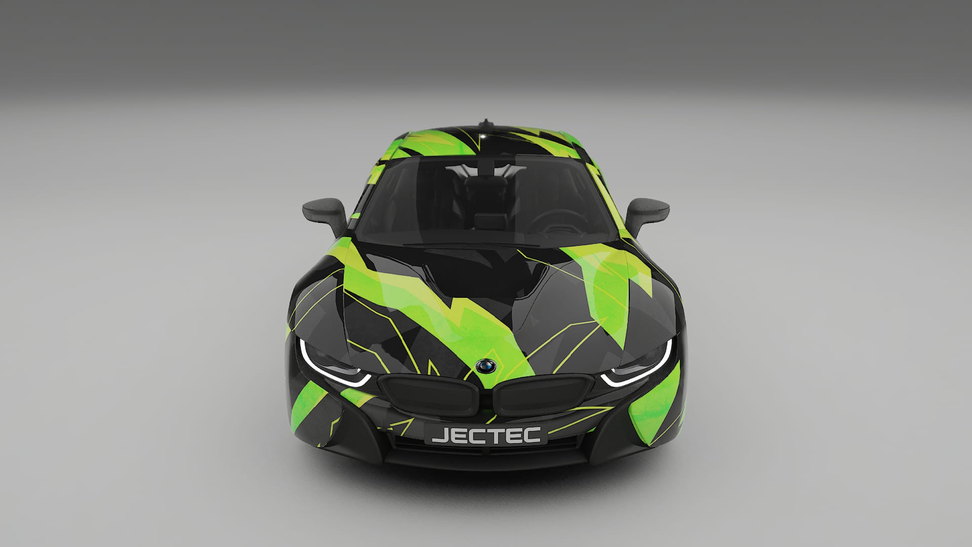 BMW I8 I12 NINJA TURTLES – Designový Wrap PPF Fólie na auto - tisknutelný polyuretan