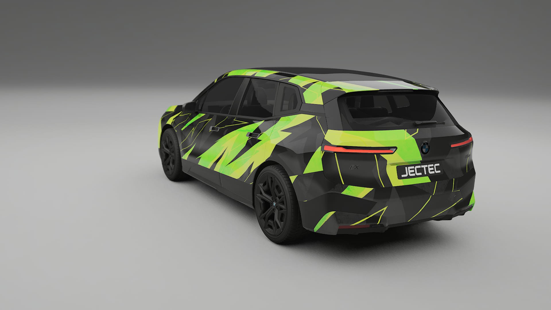 BMW iX M60 NINJA TURTLES – Designový Wrap PPF Fólie na auto - tisknutelný polyuretan
