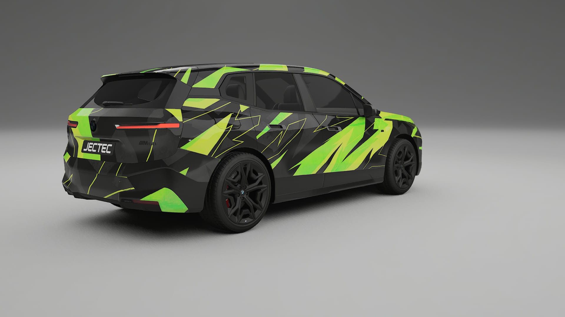 BMW iX M60 NINJA TURTLES – Designový Wrap PPF Fólie na auto - tisknutelný polyuretan