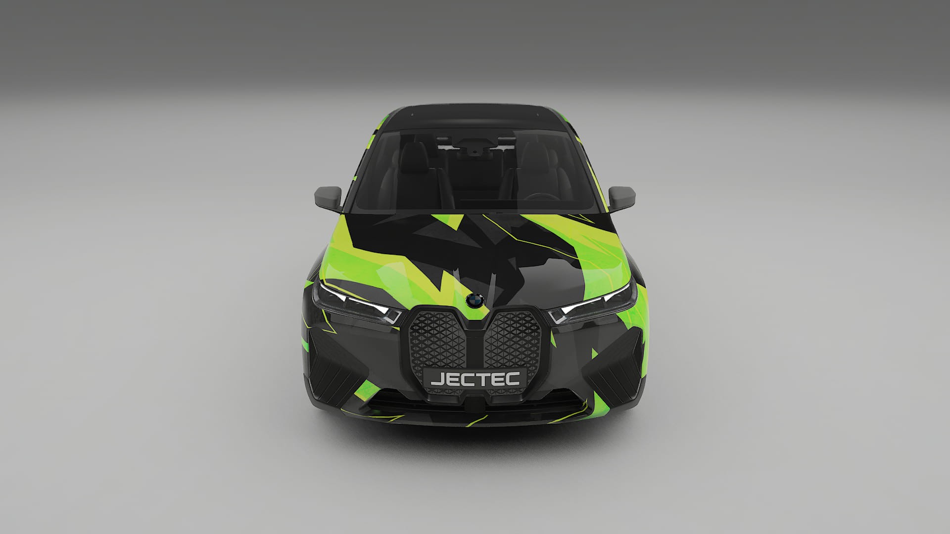 BMW iX M60 NINJA TURTLES – Designový Wrap PPF Fólie na auto - tisknutelný polyuretan