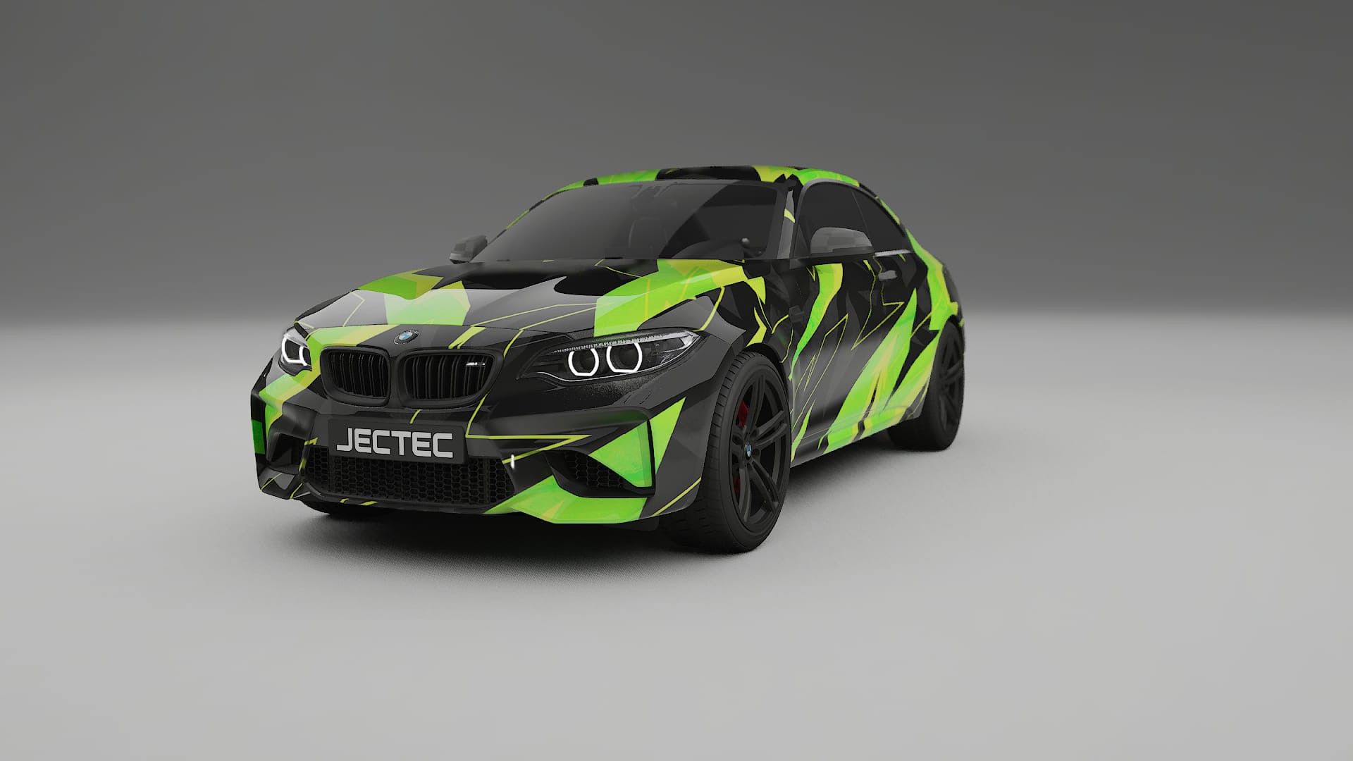 BMW M2 F87 facelift NINJA TURTLES – Designový Wrap PPF Fólie na auto - tisknutelný polyuretan