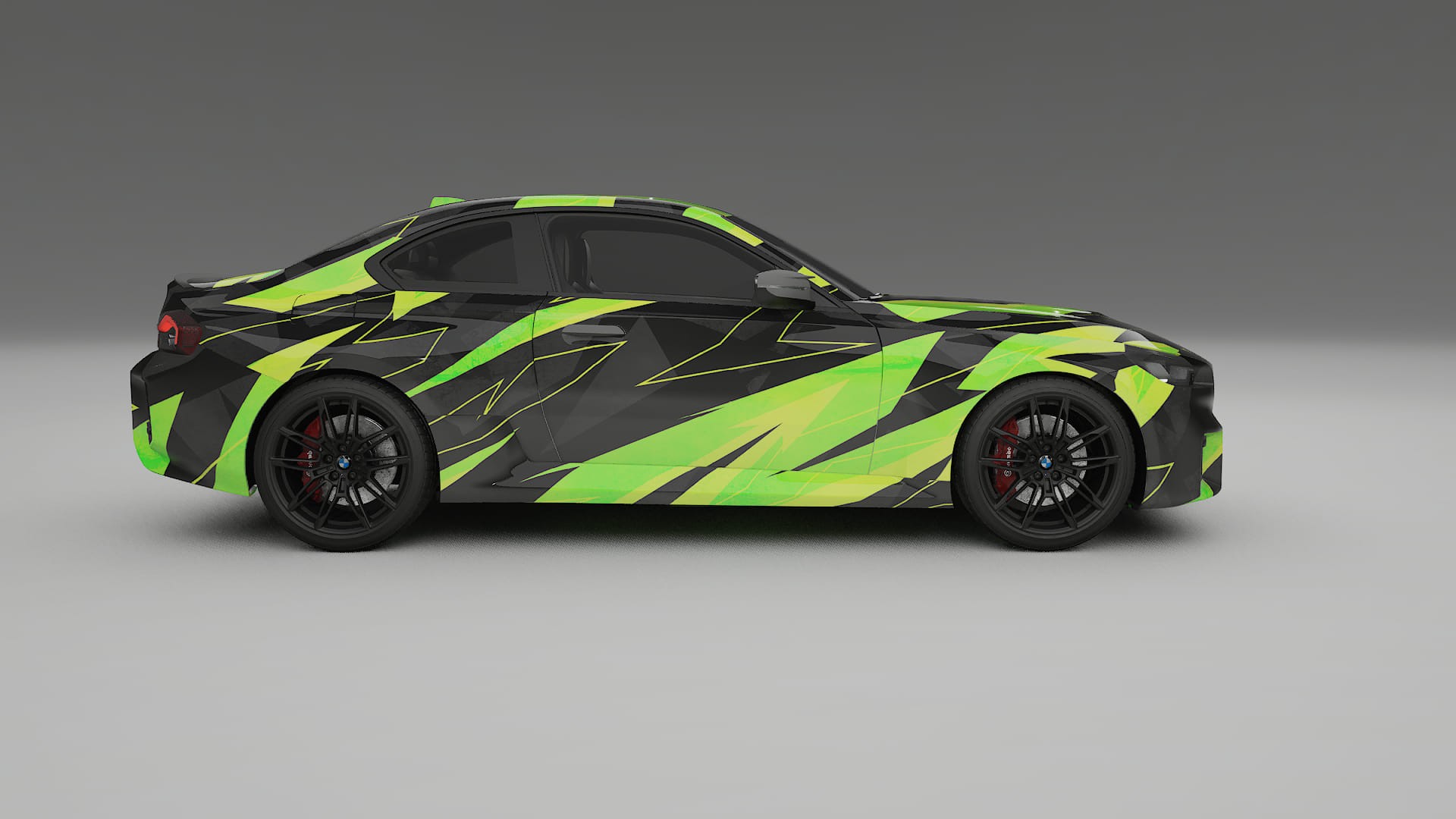 BMW M2 G87 NINJA TURTLES – Designový Wrap PPF Fólie na auto - tisknutelný polyuretan