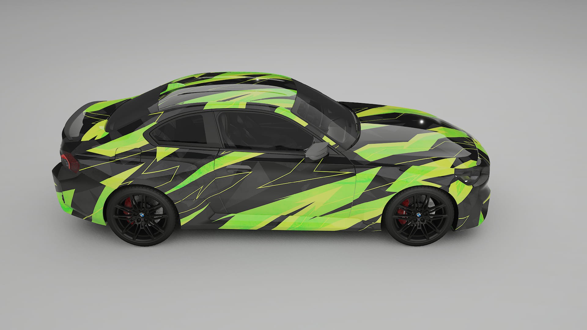 BMW M2 G87 NINJA TURTLES – Designový Wrap PPF Fólie na auto - tisknutelný polyuretan
