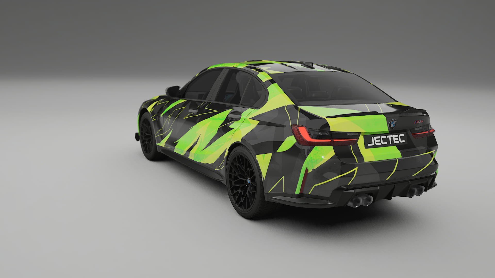 BMW M3 G80 Competition CS NINJA TURTLES – Designový Wrap PPF Fólie na auto - tisknutelný polyuretan