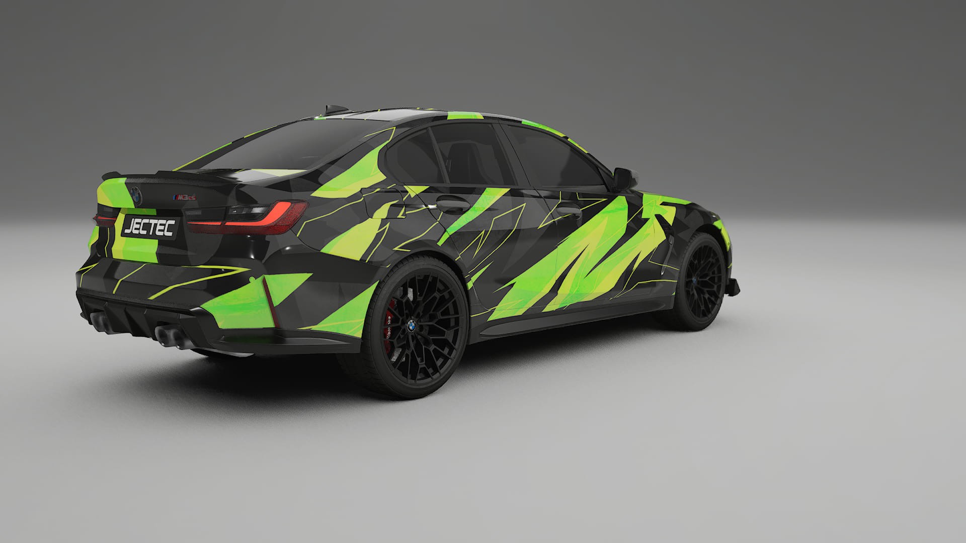BMW M3 G80 Competition CS NINJA TURTLES – Designový Wrap PPF Fólie na auto - tisknutelný polyuretan