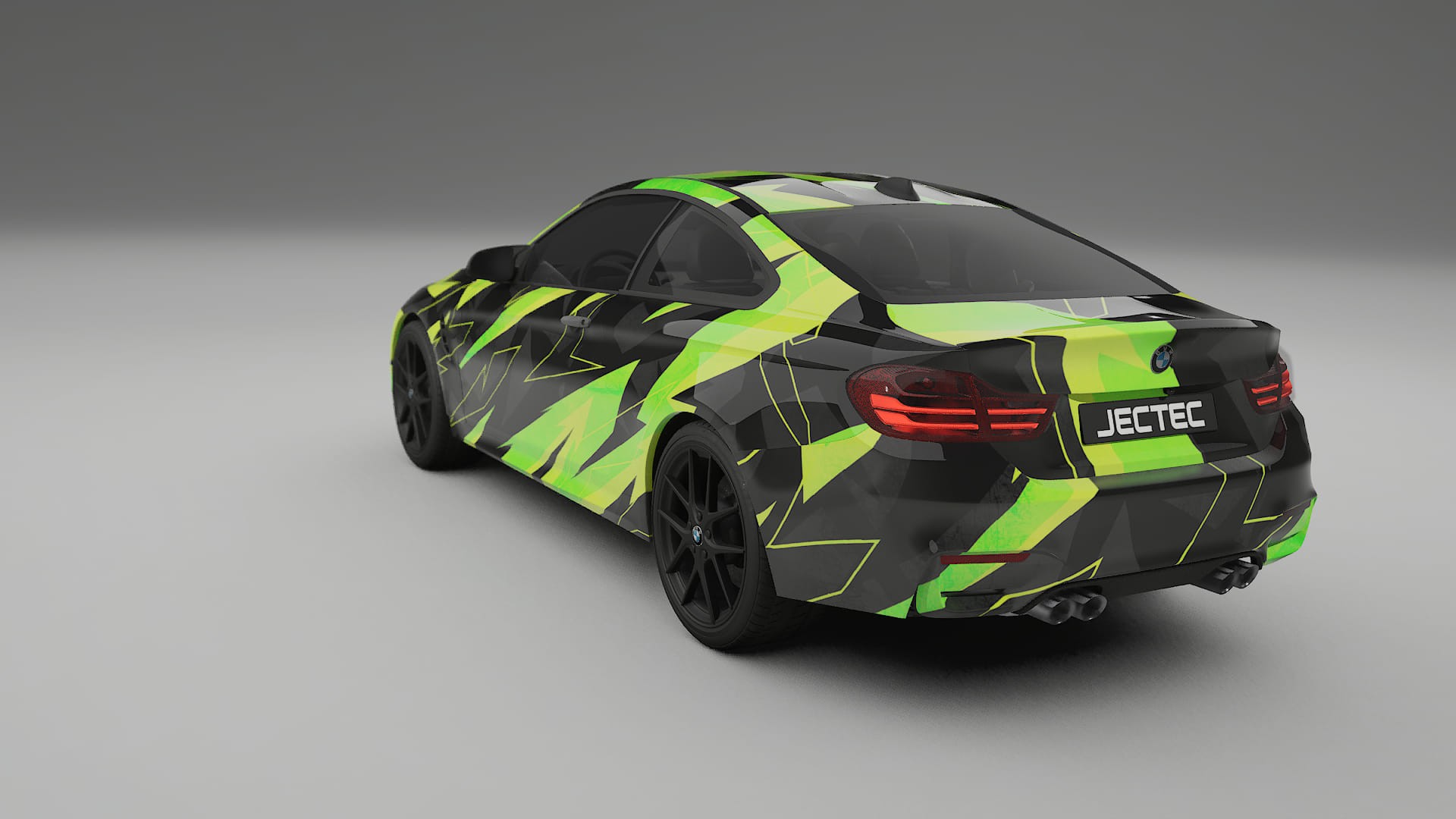 BMW M4 F82 NINJA TURTLES – Designový Wrap PPF Fólie na auto - tisknutelný polyuretan