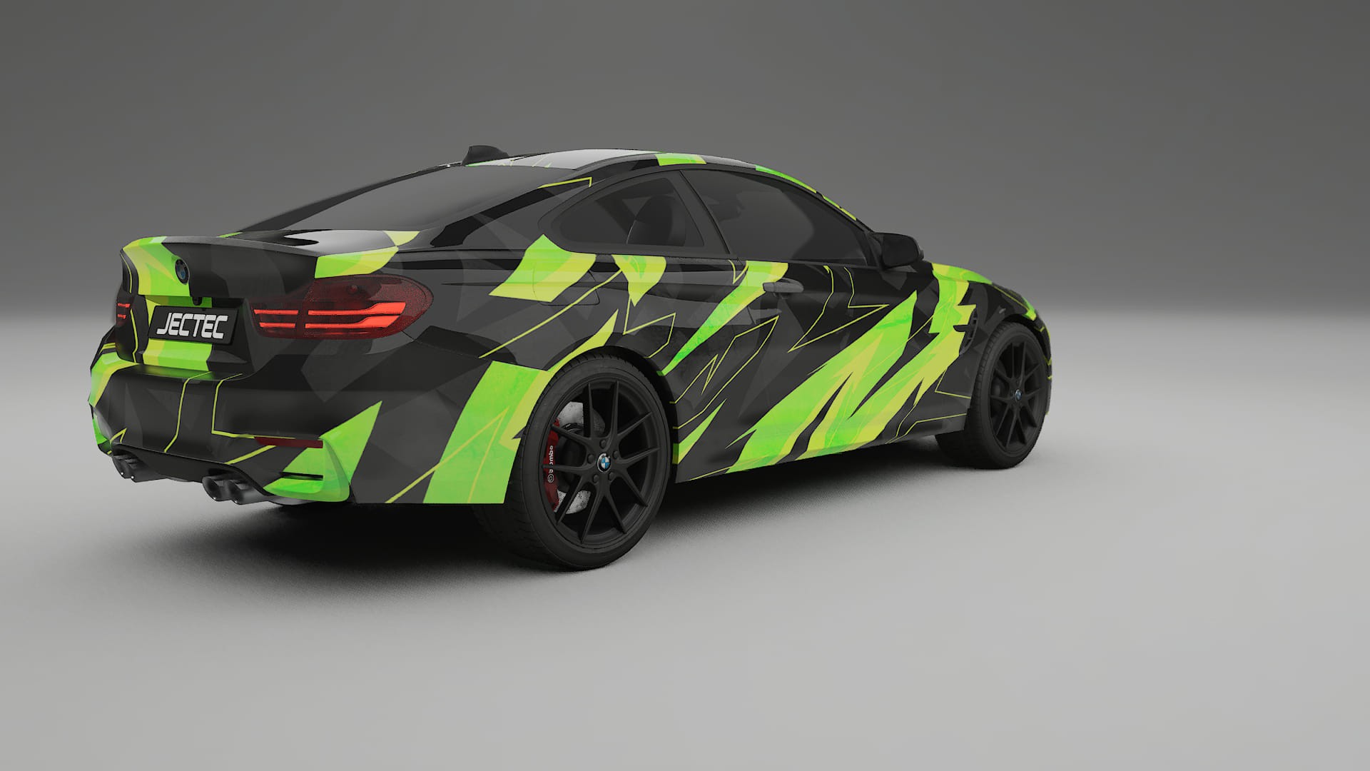 BMW M4 F82 NINJA TURTLES – Designový Wrap PPF Fólie na auto - tisknutelný polyuretan