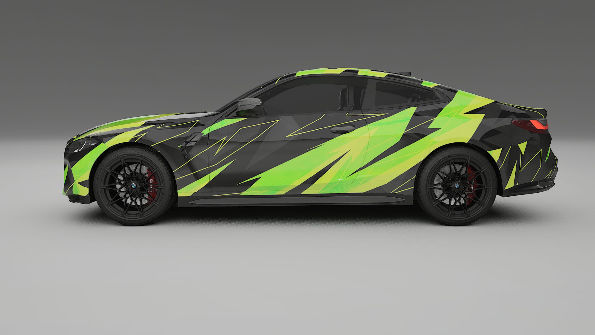 BMW M4 G82 NINJA TURTLES – Designový Wrap PPF Fólie na auto - tisknutelný polyuretan