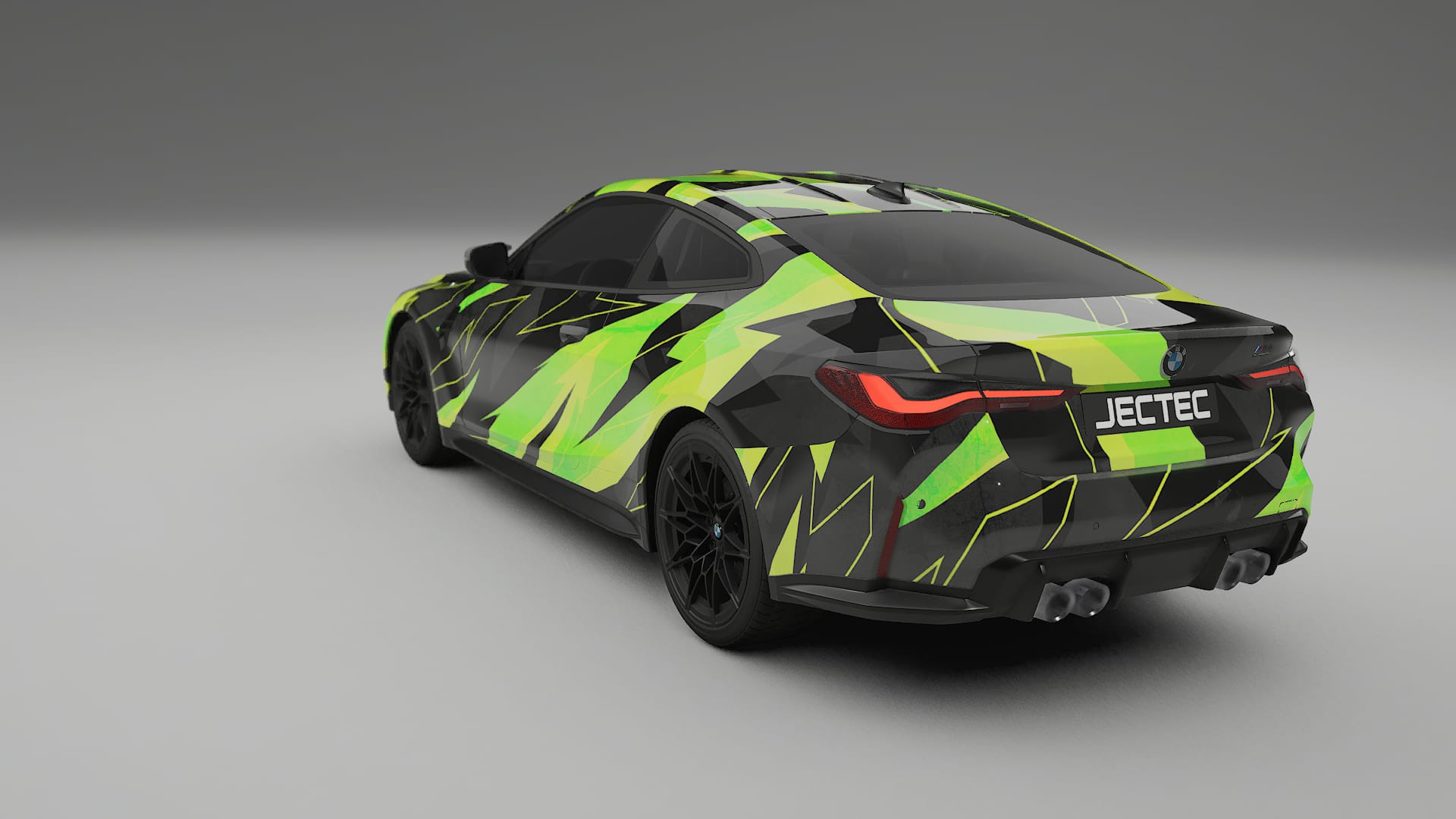 BMW M4 G82 NINJA TURTLES – Designový Wrap PPF Fólie na auto - tisknutelný polyuretan