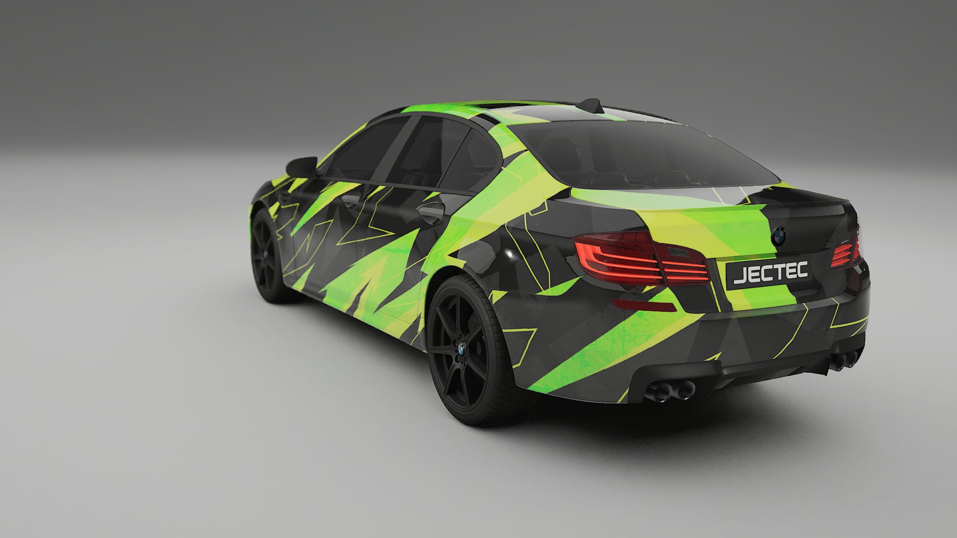 BMW M5 F10 NINJA TURTLES – Designový Wrap PPF Fólie na auto - tisknutelný polyuretan