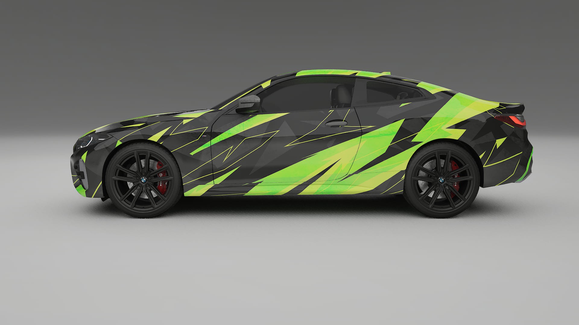 BMW M440i G26 NINJA TURTLES – Designový Wrap PPF Fólie na auto - tisknutelný polyuretan
