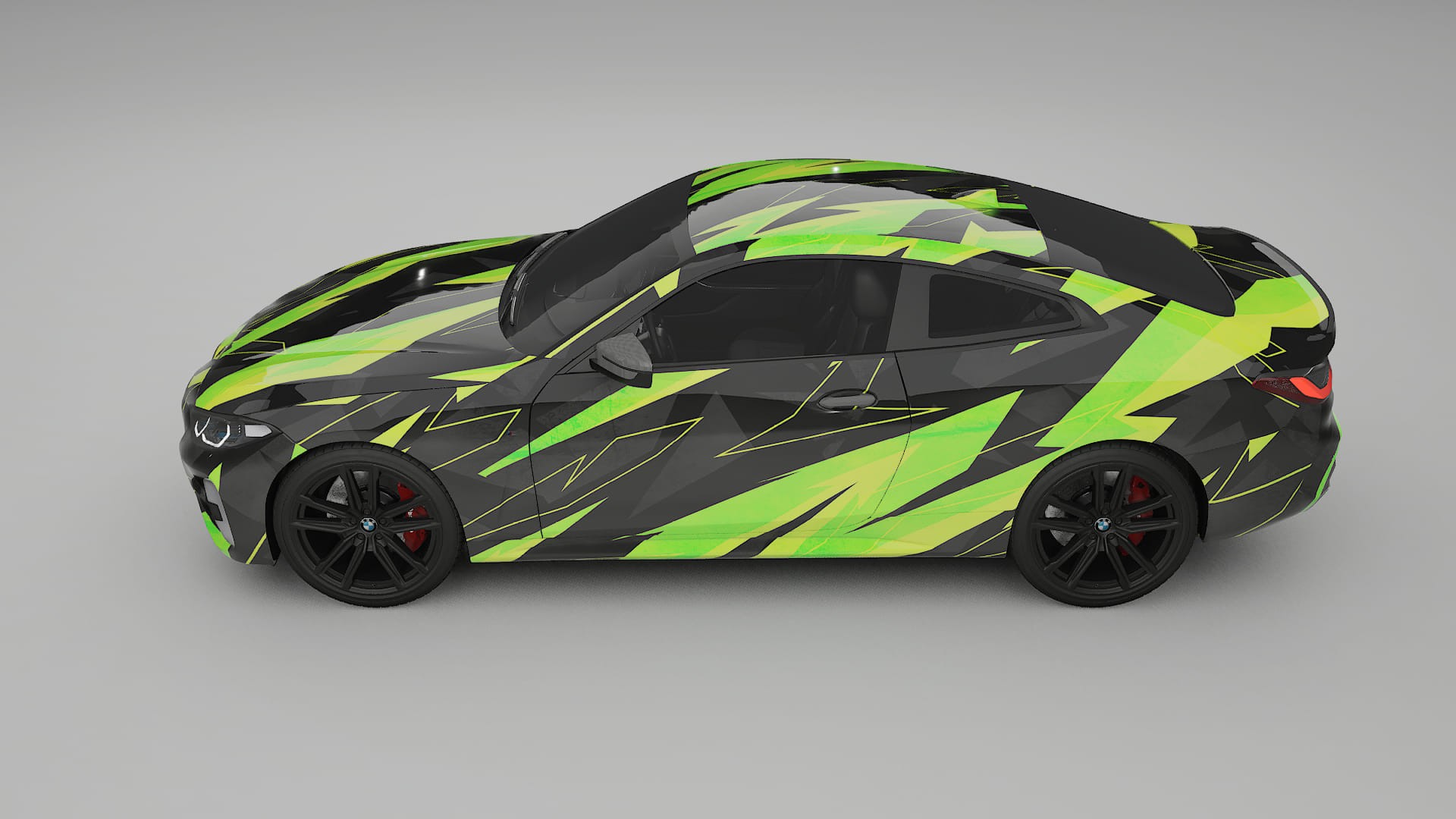 BMW M440i G26 NINJA TURTLES – Designový Wrap PPF Fólie na auto - tisknutelný polyuretan