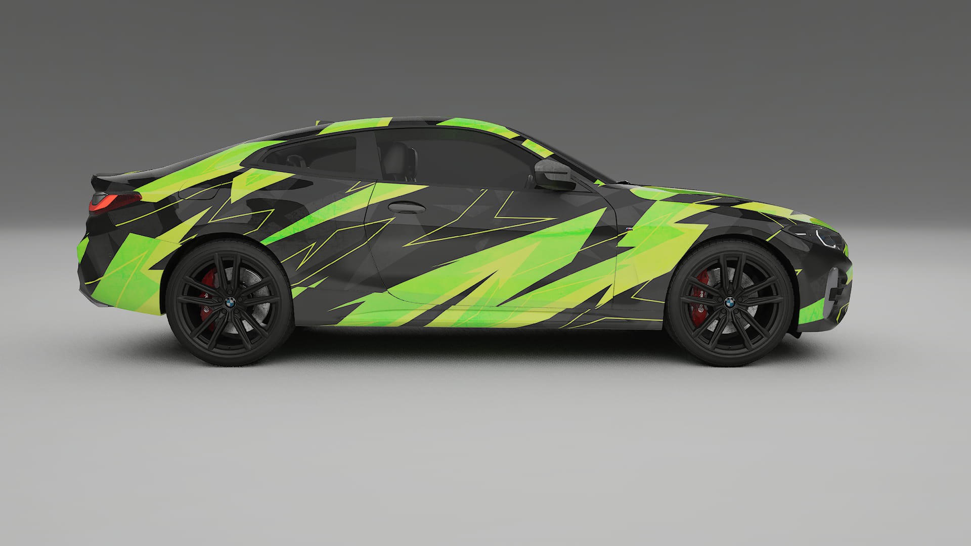 BMW M440i G26 NINJA TURTLES – Designový Wrap PPF Fólie na auto - tisknutelný polyuretan