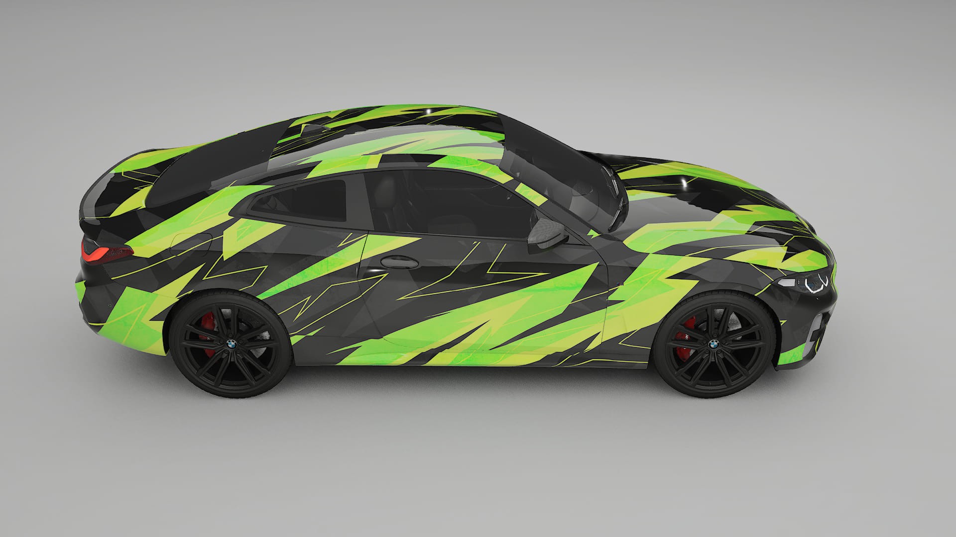 BMW M440i G26 NINJA TURTLES – Designový Wrap PPF Fólie na auto - tisknutelný polyuretan