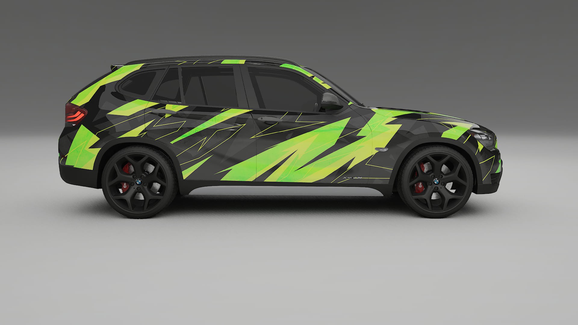 BMW X1 E84 NINJA TURTLES – Designový Wrap PPF Fólie na auto - tisknutelný polyuretan