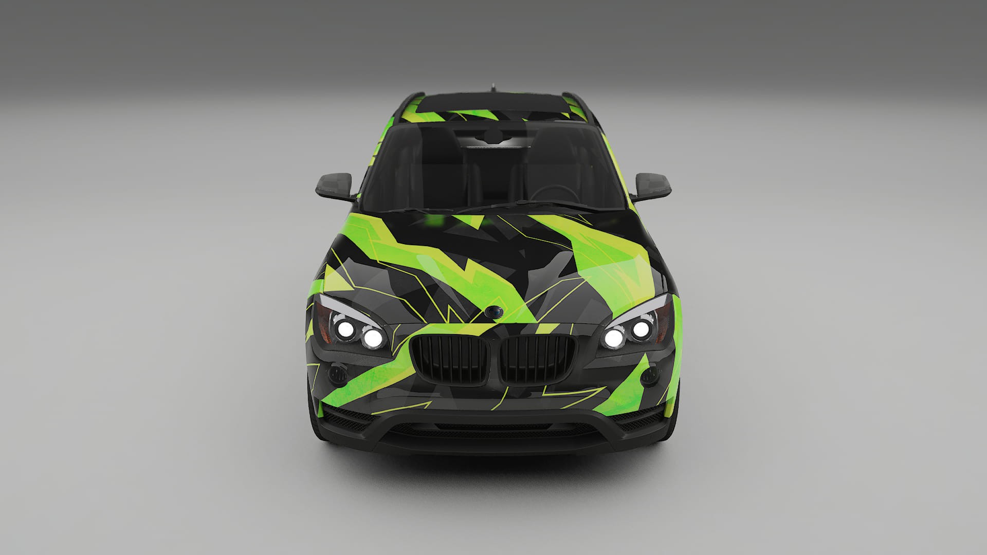 BMW X1 E84 NINJA TURTLES – Designový Wrap PPF Fólie na auto - tisknutelný polyuretan