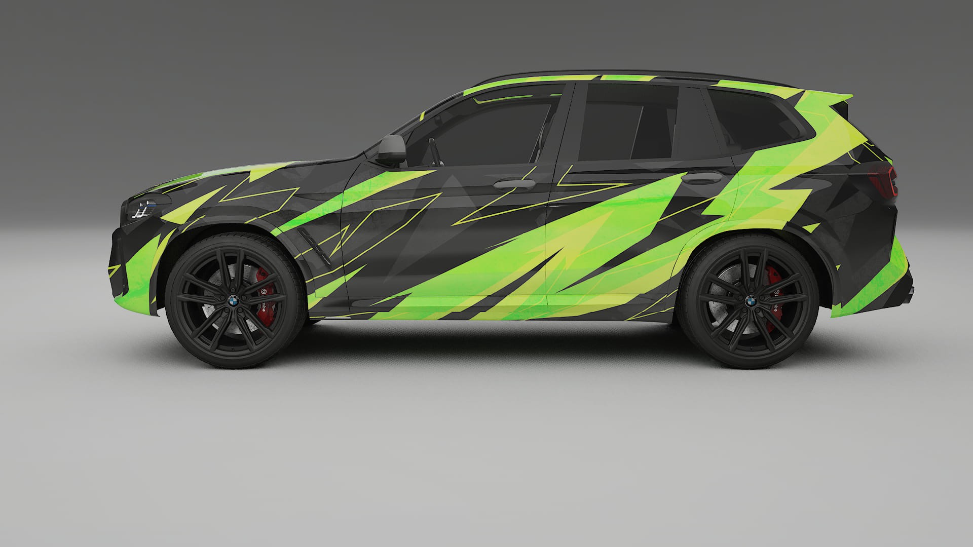 BMW X3 G01 facelift NINJA TURTLES – Designový Wrap PPF Fólie na auto - tisknutelný polyuretan
