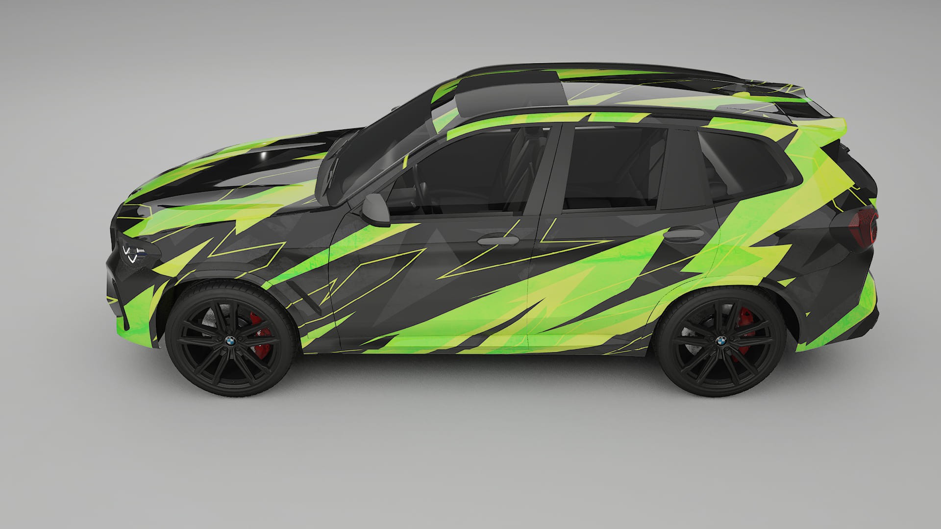 BMW X3 G01 facelift NINJA TURTLES – Designový Wrap PPF Fólie na auto - tisknutelný polyuretan